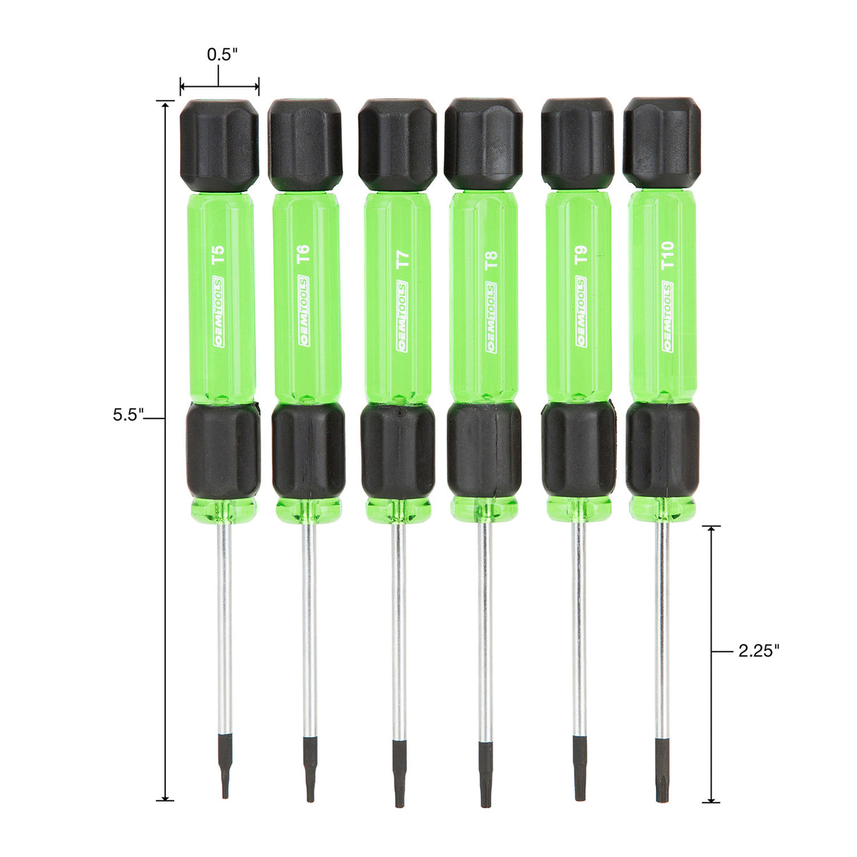 OEMTOOLS 22559 6-Piece Precision Star Screwdriver Set Additional Image 1