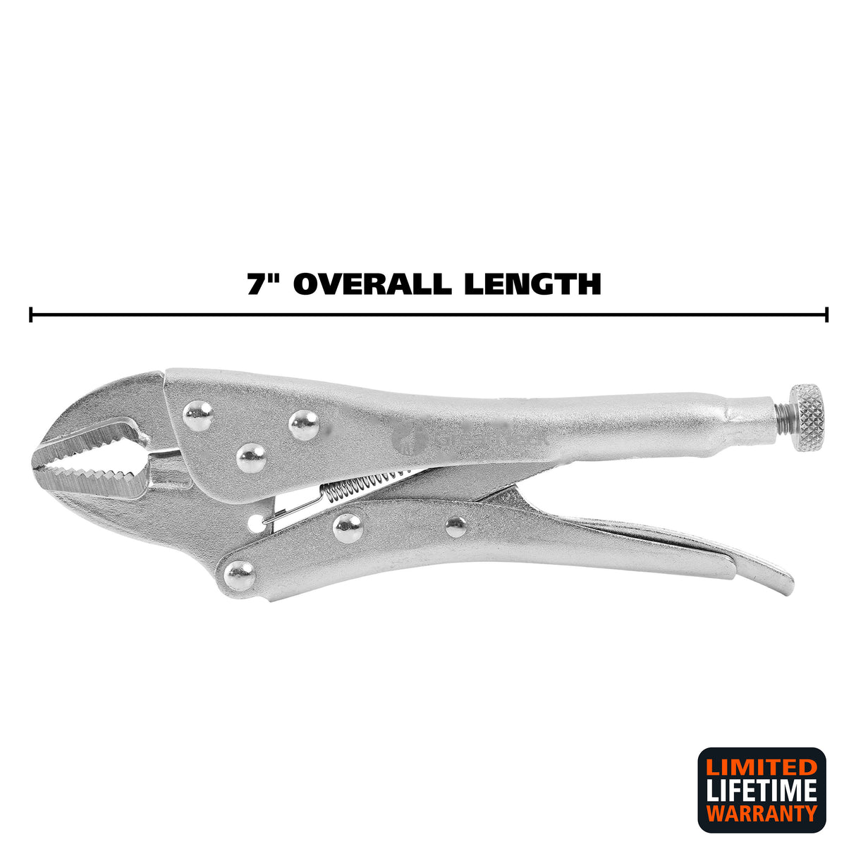 GreatNeck S7SC Straight Jaw Locking Pliers (7 Inch) Additional Image 1