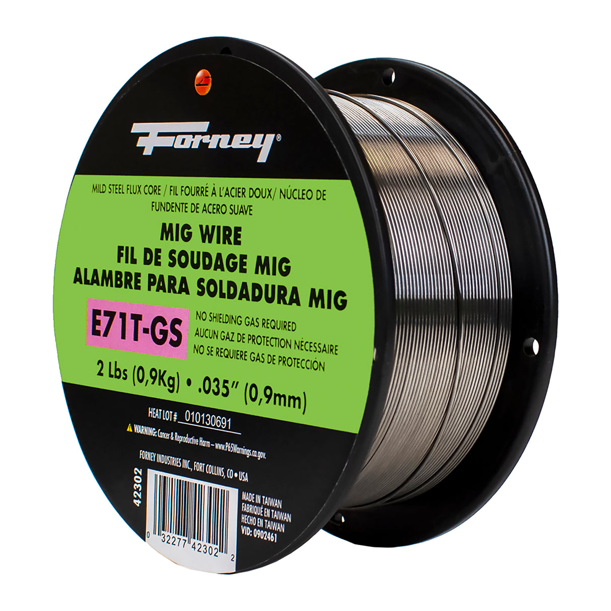 Forney Industries 42302 E71T-GS Flux-Core Welding Wire .035in 2 Lb. Additional Image 1