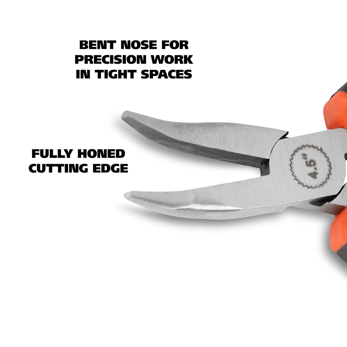 GreatNeck HBN4C Bent Nose Hobby Pliers (4-1/2 Inch) Additional Image 3