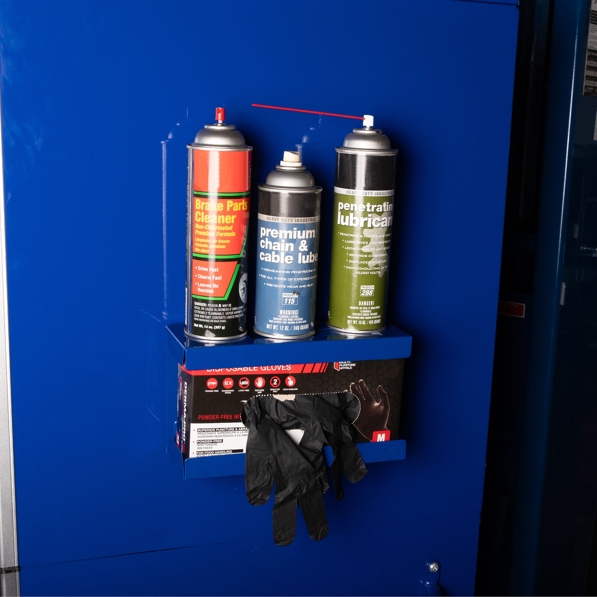 OEMTOOLS 23124 Magnetic Glove Dispenser - Blue Additional Image 5