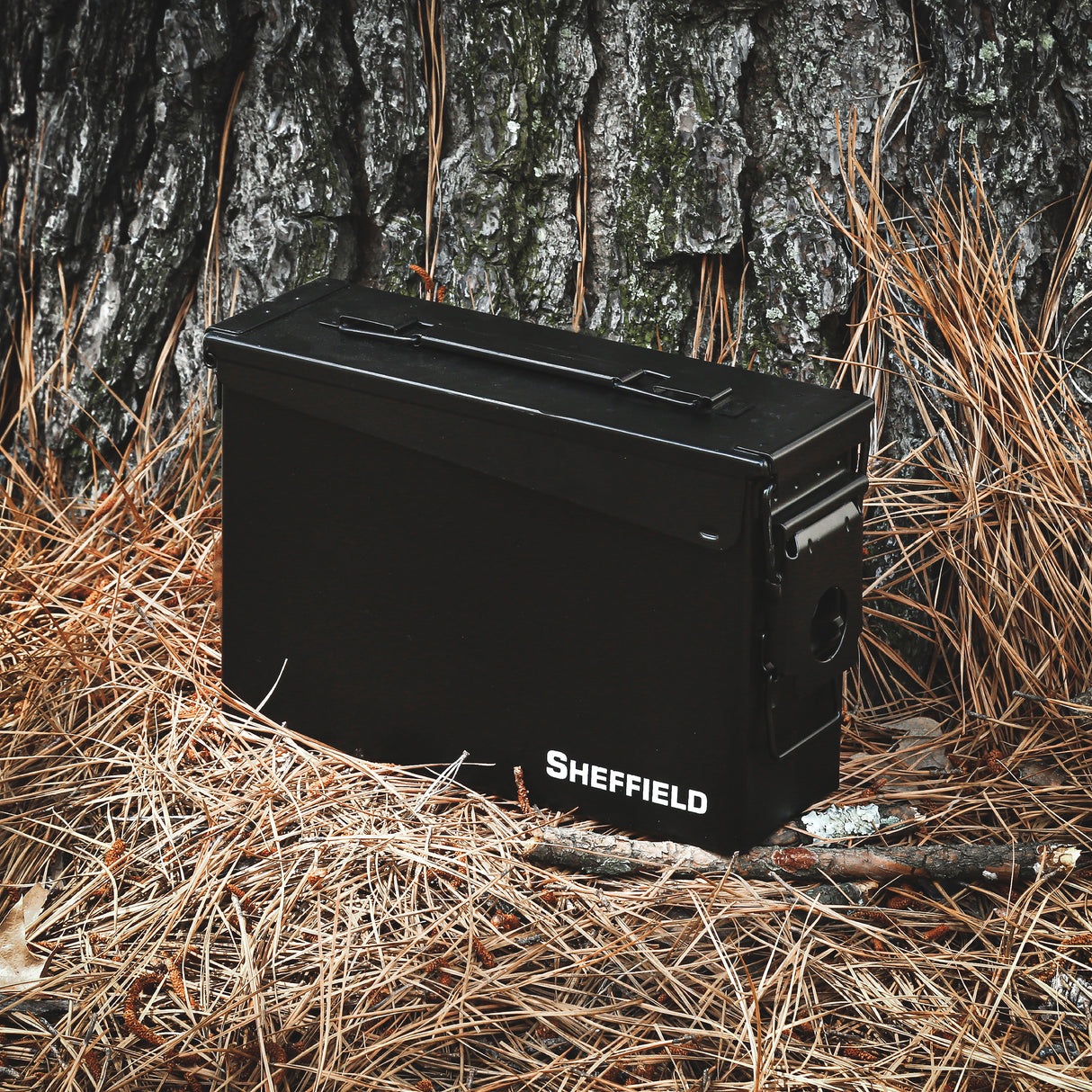 Sheffield 12641 Military Style .30-Cal Ammo Can - Black Additional Image 7