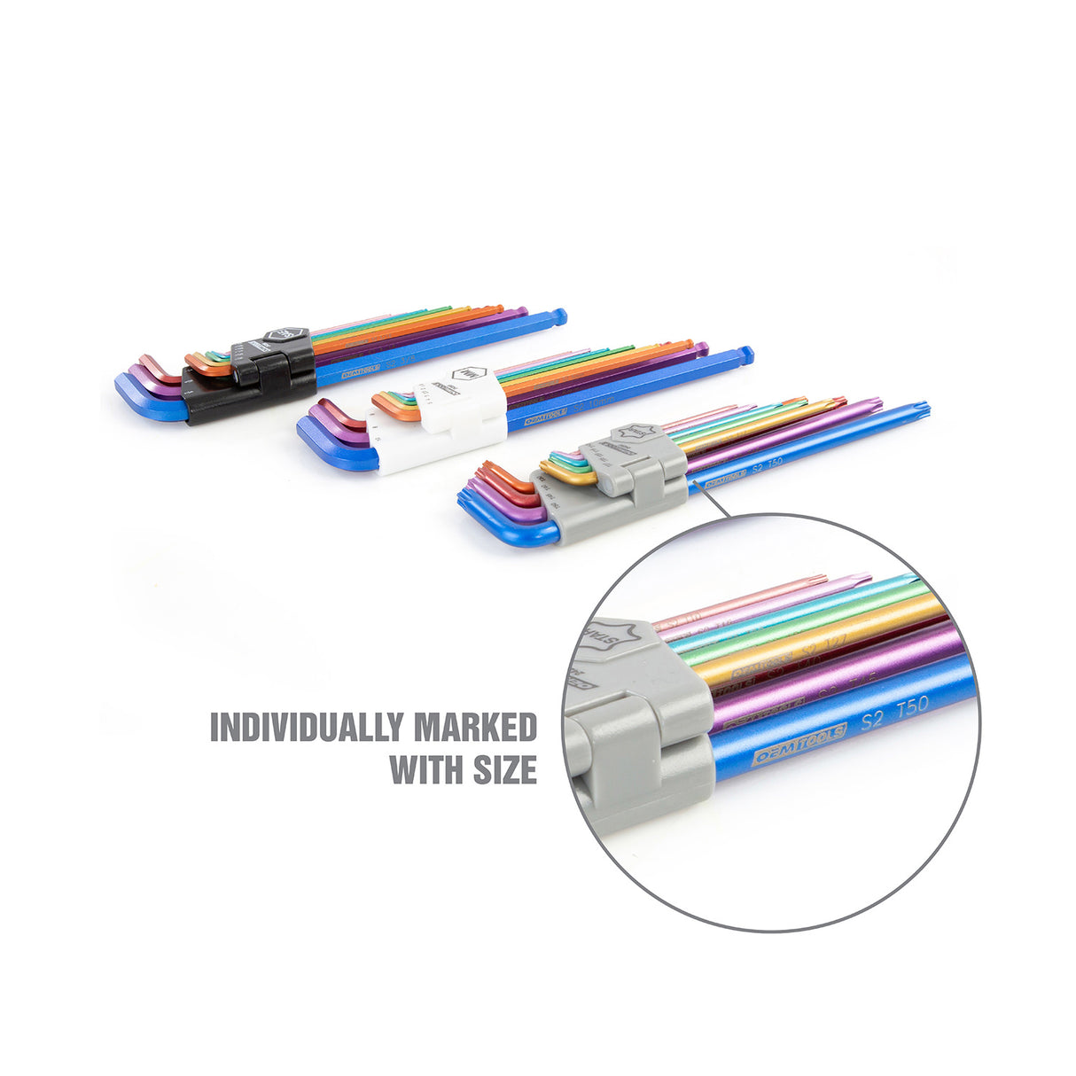 OEMTOOLS 24299 27 Piece Star and Hex Key Set (Metric and SAE) Additional Image 6