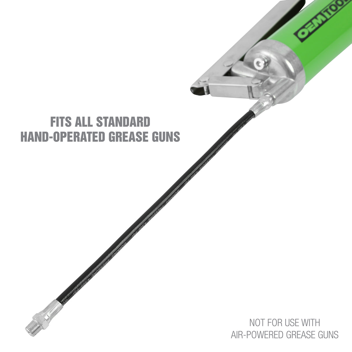 OEMTOOLS 25708 12in. Grease Hose Additional Image 1