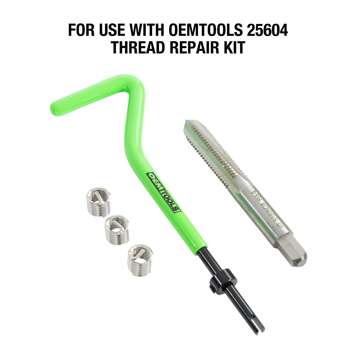 OEMTOOLS 25605 Thread Repair Insert - UNC 5/16in. - 18 (10 Piece) Additional Image 3