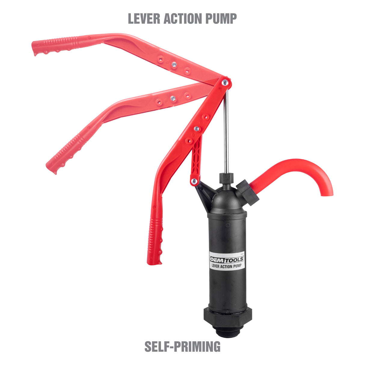 OEMTOOLS 24473 Lever Action Barrel Pump - Ryton® Stainless Steel Rod Additional Image 2