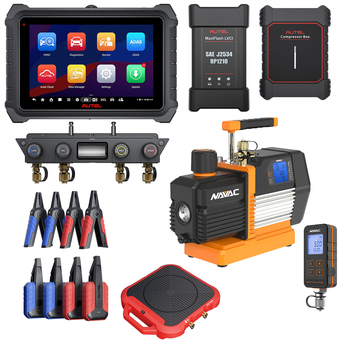 Autel AC909D MaxiHVAC AC909 Advanced A/C Diagnostic System Additional Image 2