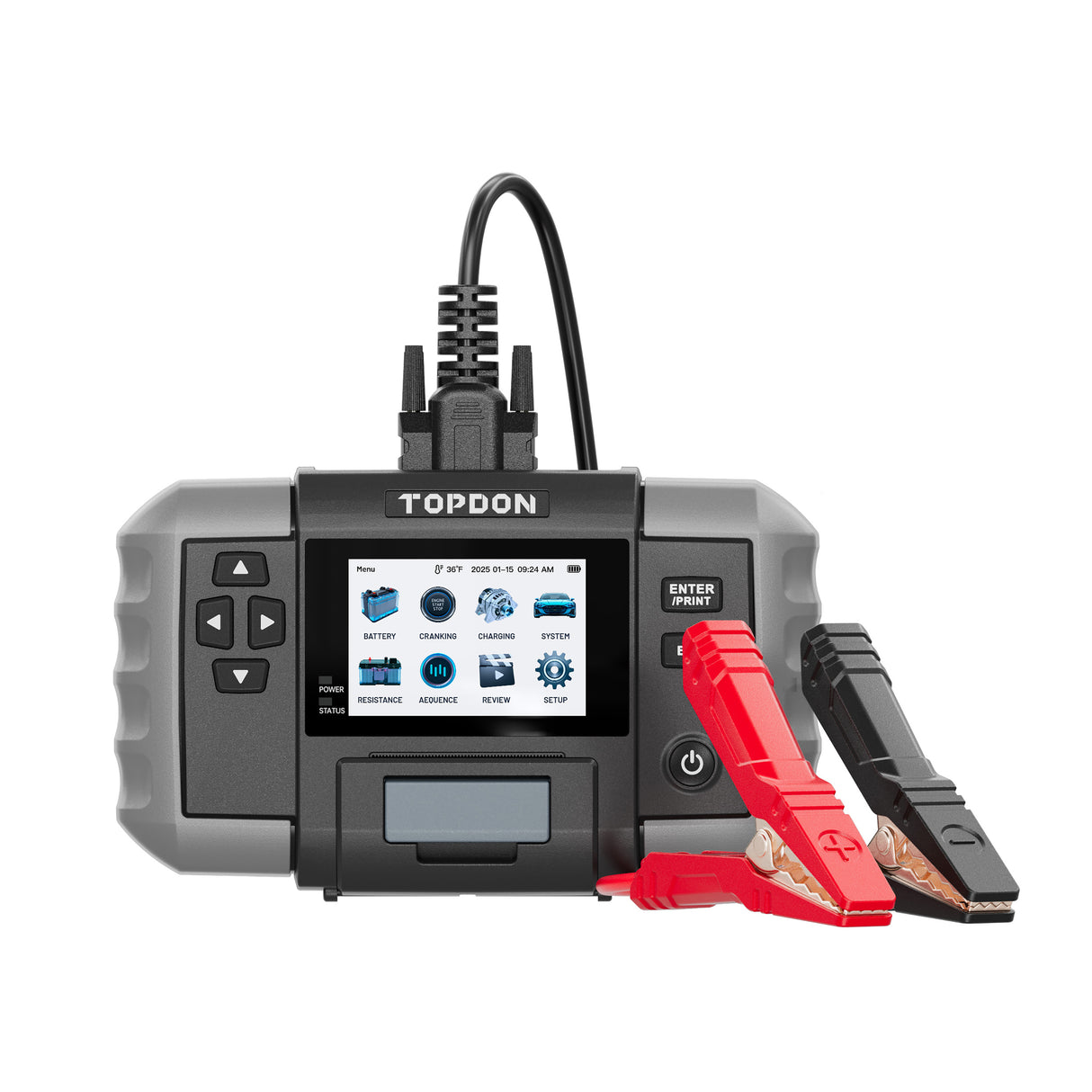 TOPDON BT600PLUS Battery Tester With Printer Main Image