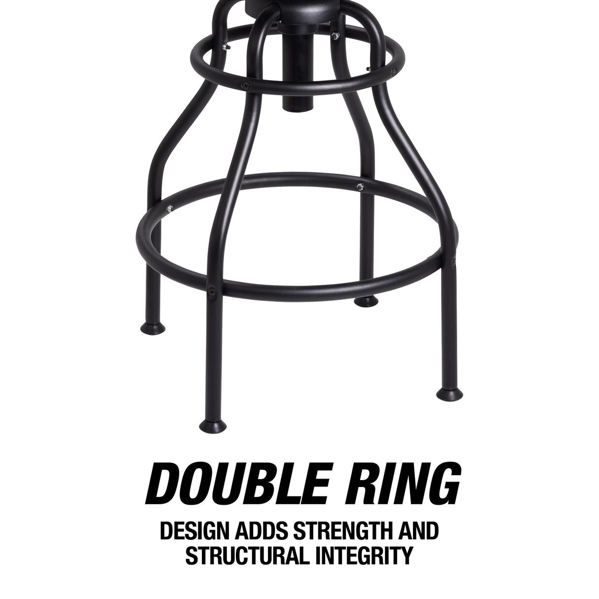 OEMTOOLS 25700 Double Ring Adjustable Stool With Backrest Additional Image 5