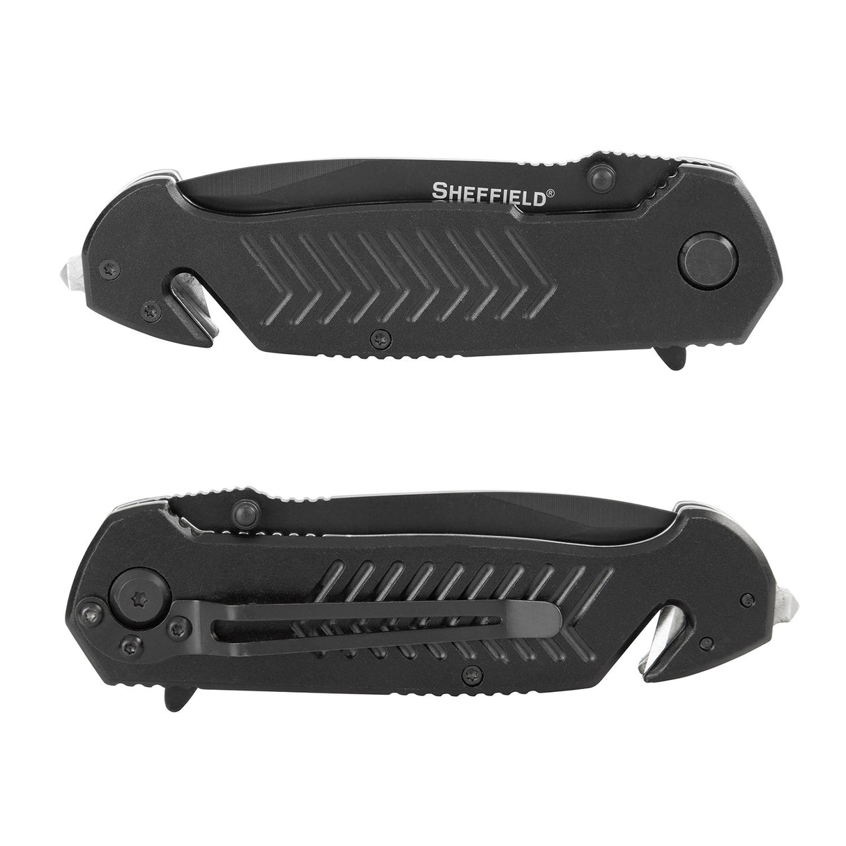 Sheffield Alloy Series 12870 Moab 3.5in. Auto Emergency Folding Knife Additional Image 3