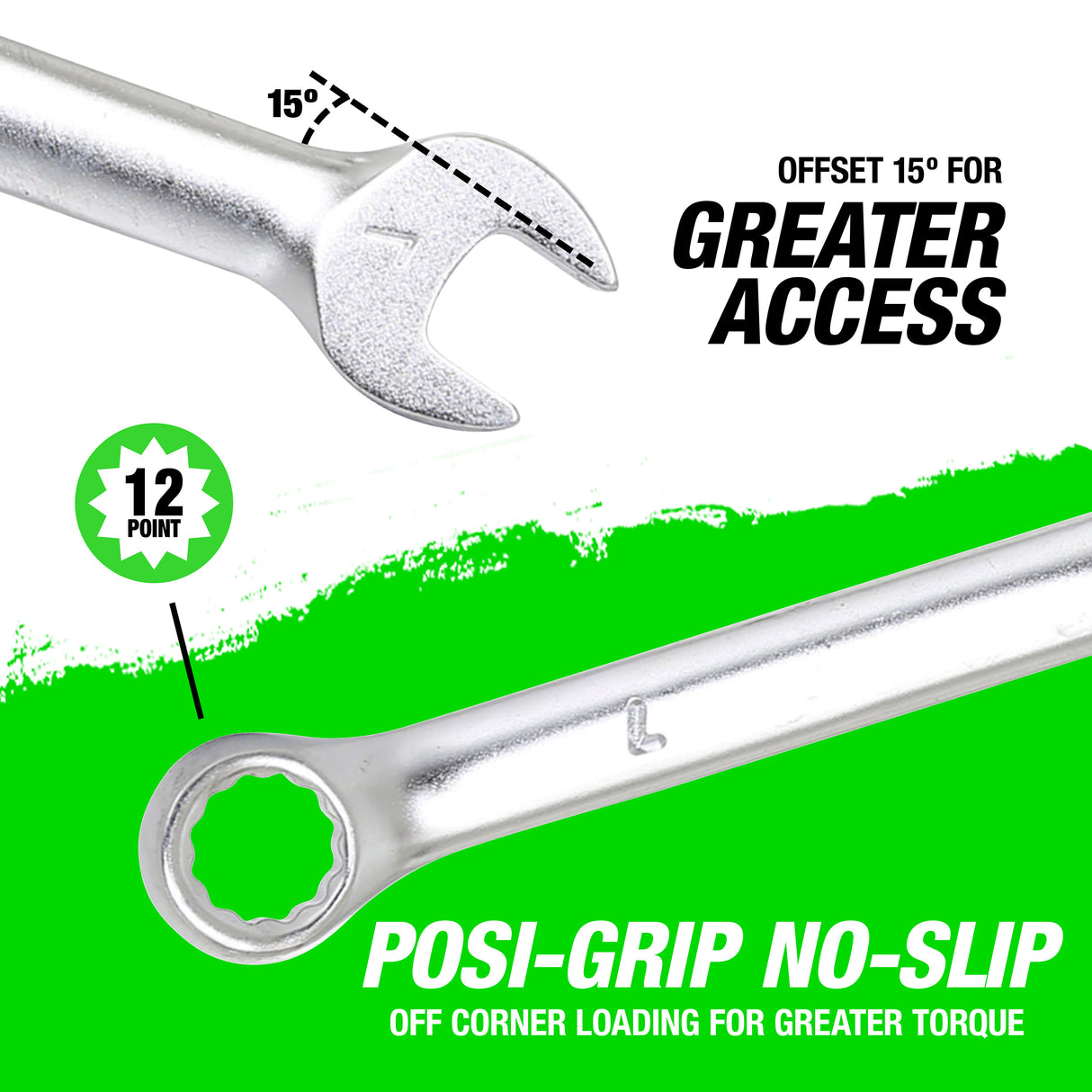 OEMTOOLS 22010 7 mm Combination Wrench (Metric) Additional Image 3