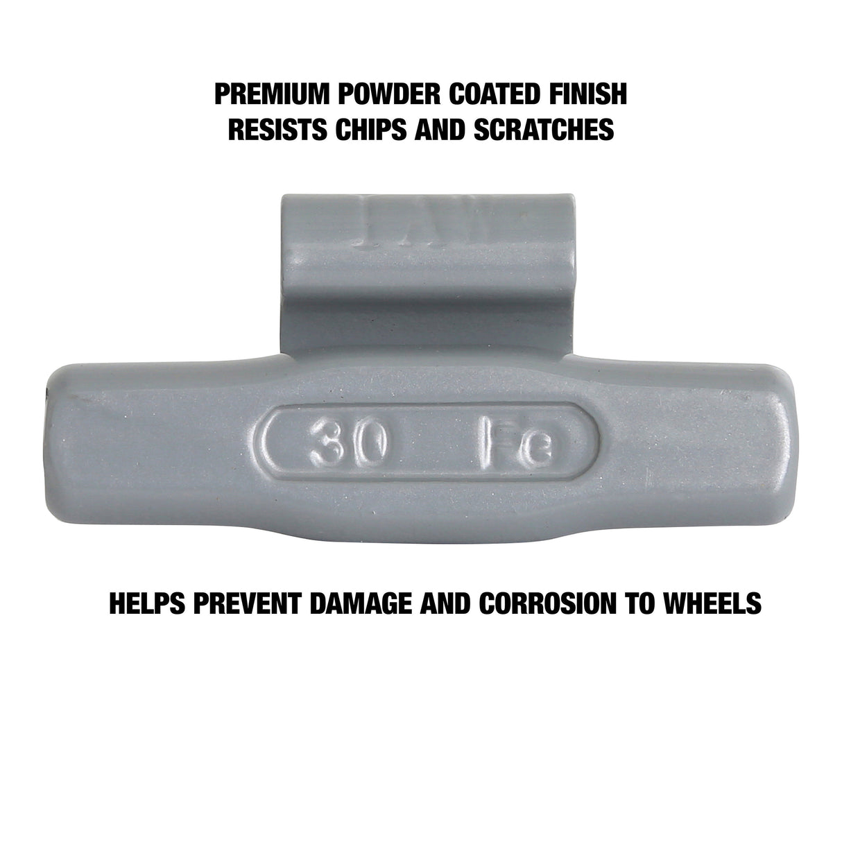OEMTOOLS 23277 30 gm. IW Style Steel Wheel Weight - 1 Box of 25 Additional Image 3