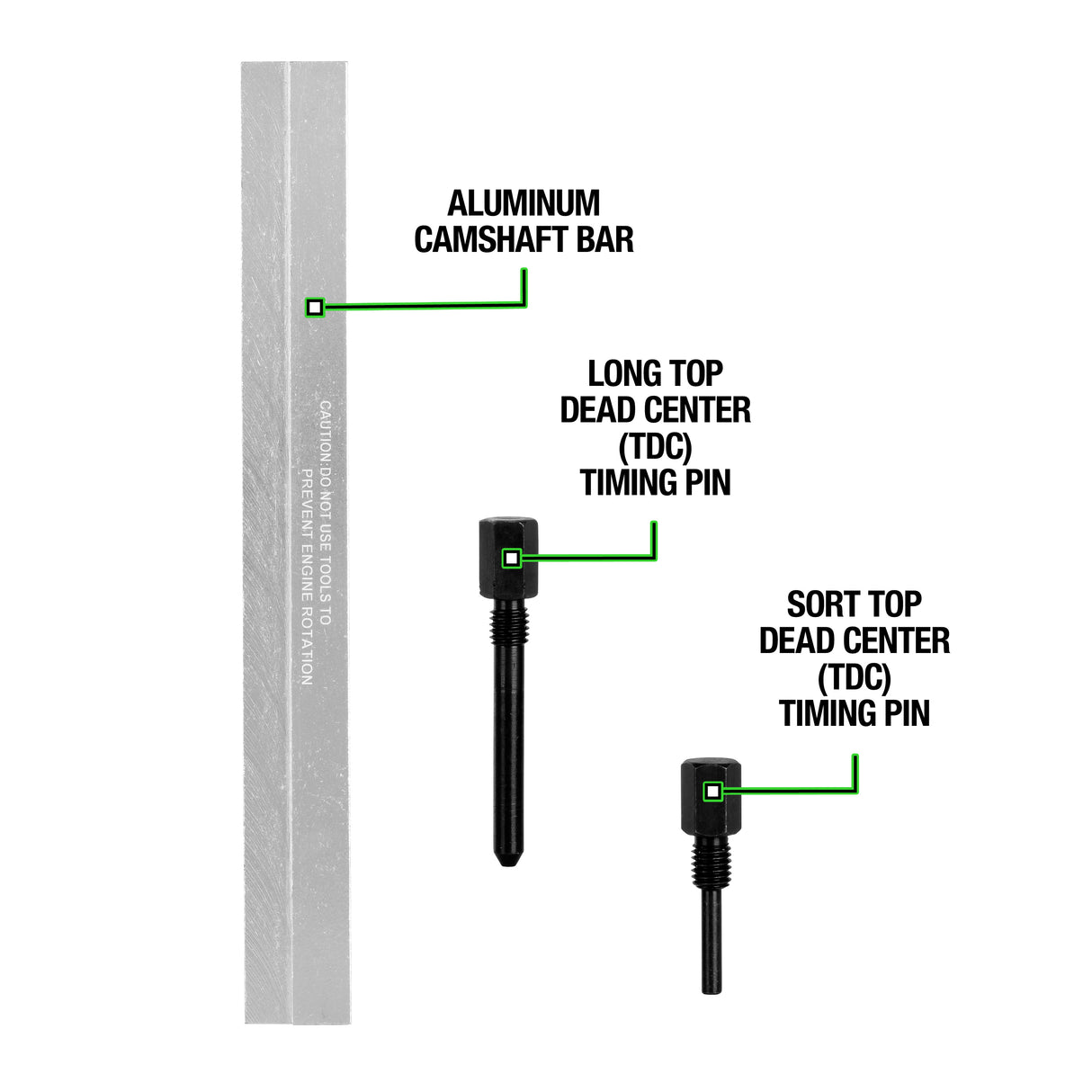 OEMTOOLS 24448 Ford 2.0L, 2.3L, 2.5L Camshaft Alignment Tool Kit Additional Image 1