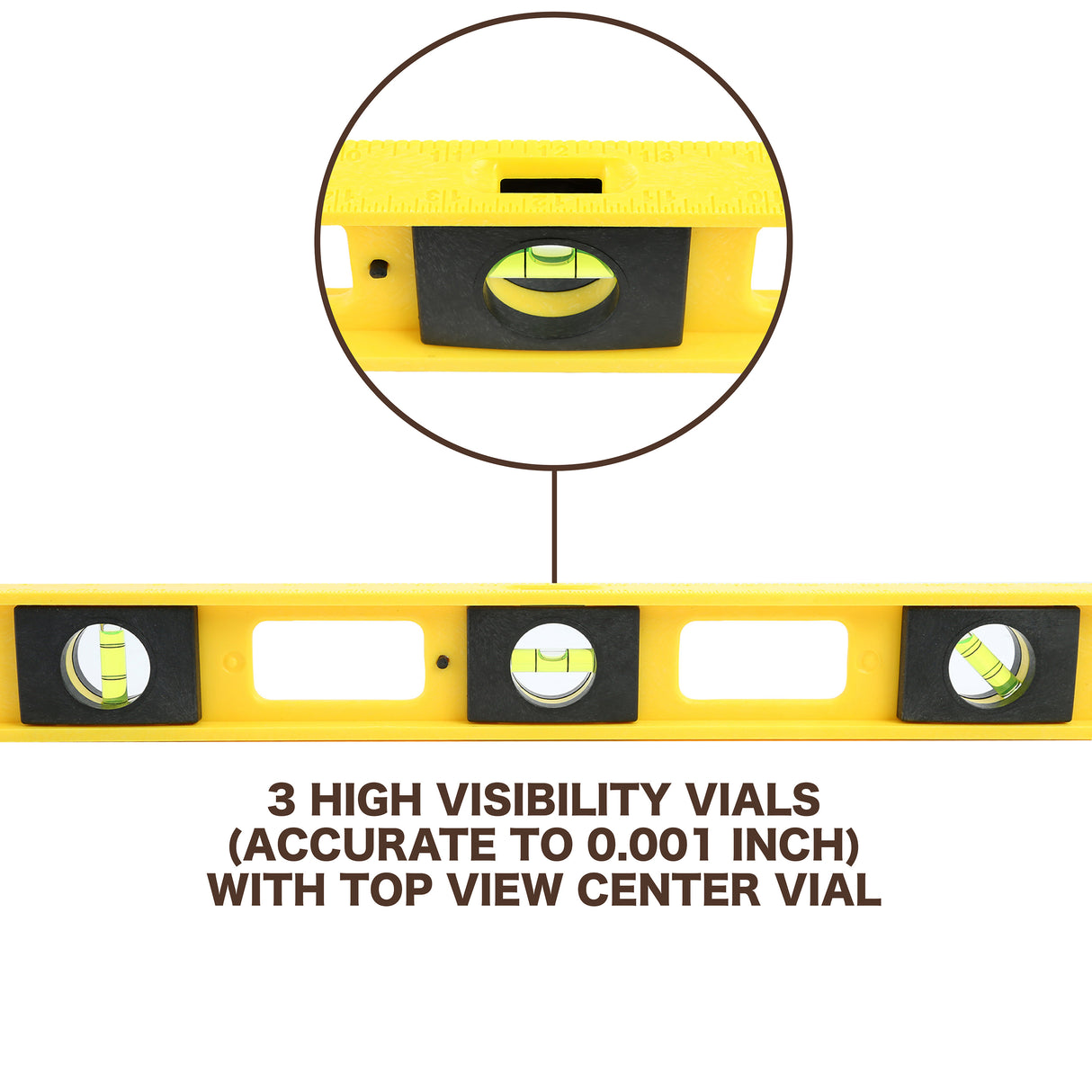 Mayes 10101 Polystyrene Level (24 Inch) Additional Image 4