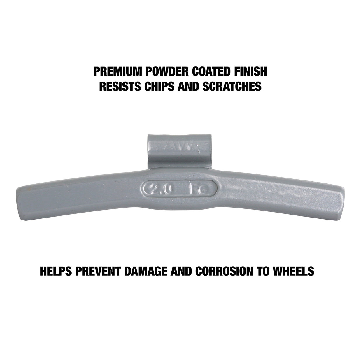 OEMTOOLS 23250 2.0 Oz. AL Style Steel Wheel Weight - 1 Box of 25 Additional Image 3