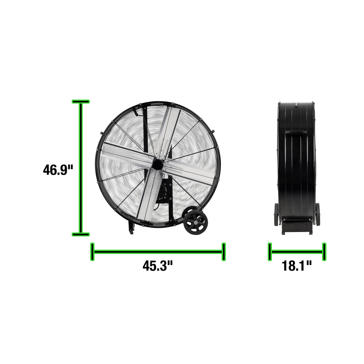 OEMTOOLS 34890 42-Inch Barrel Fan Additional Image 4