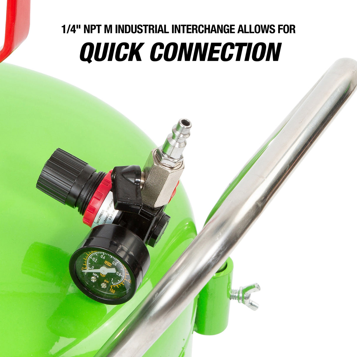 OEMTOOLS 87042 18 Gallon Metal Oil Drain - Green Additional Image 5