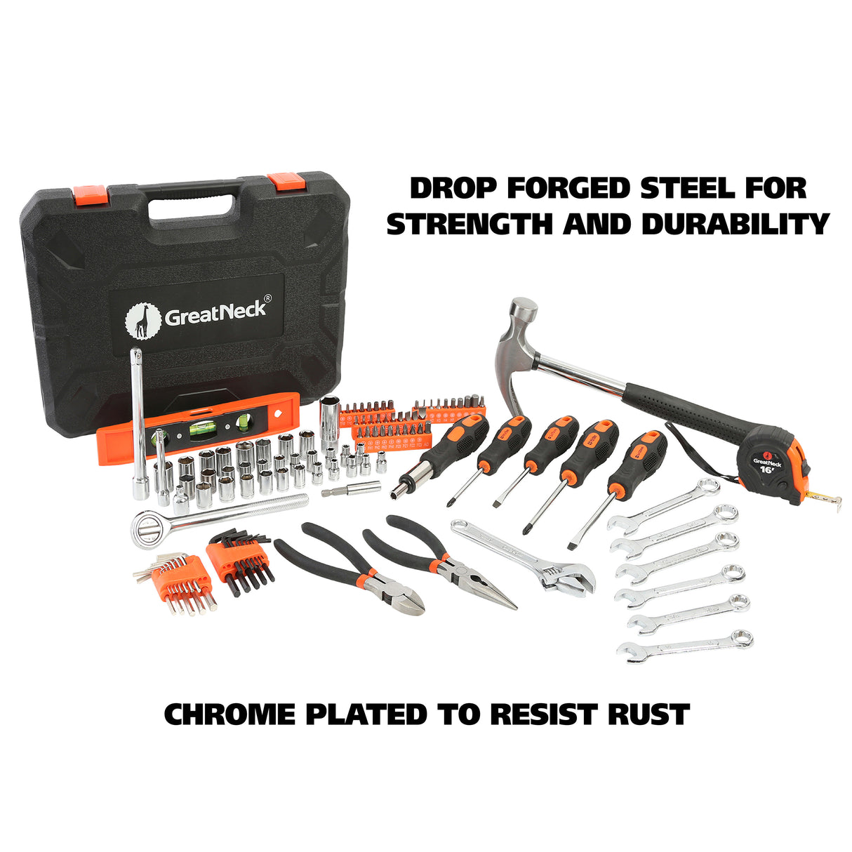 GreatNeck TK119 119 Piece Home and Garage Tool Set Additional Image 7