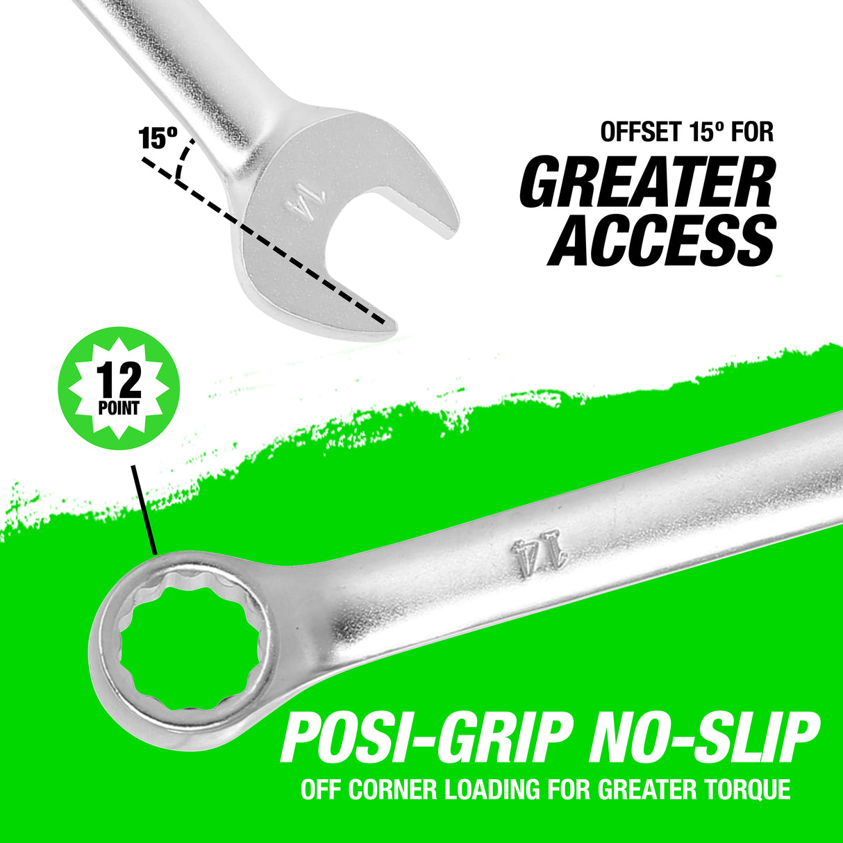 OEMTOOLS 22017 14 mm Combination Wrench (Metric) Additional Image 3