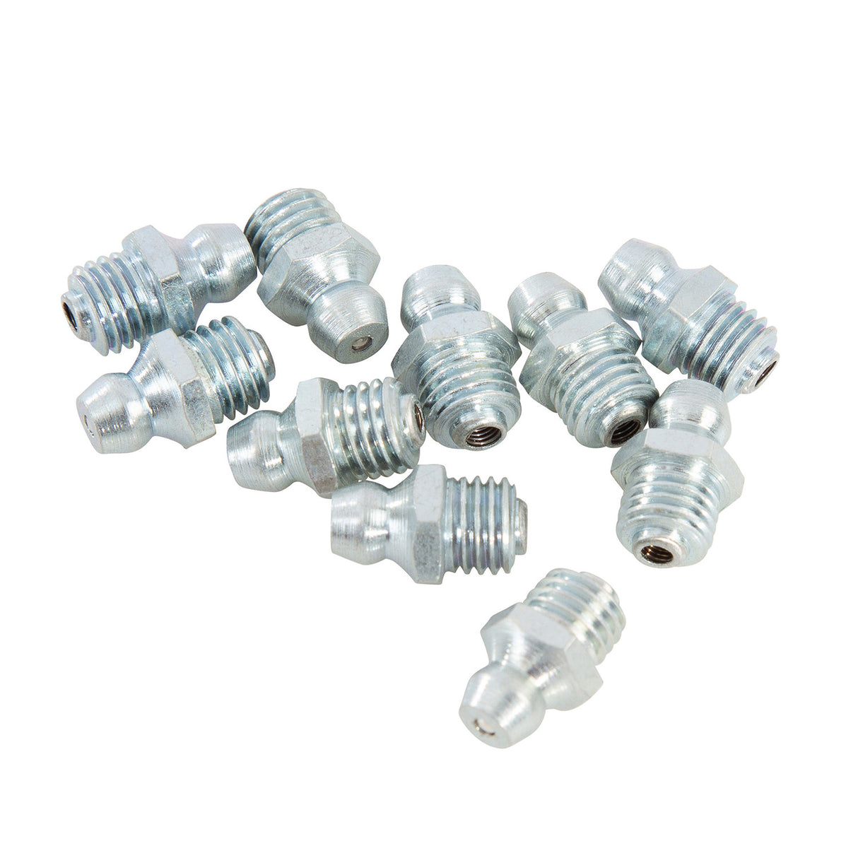 OEMTOOLS 25788 10 Piece 8 mm Straight Metric Grease Fittings Main Image