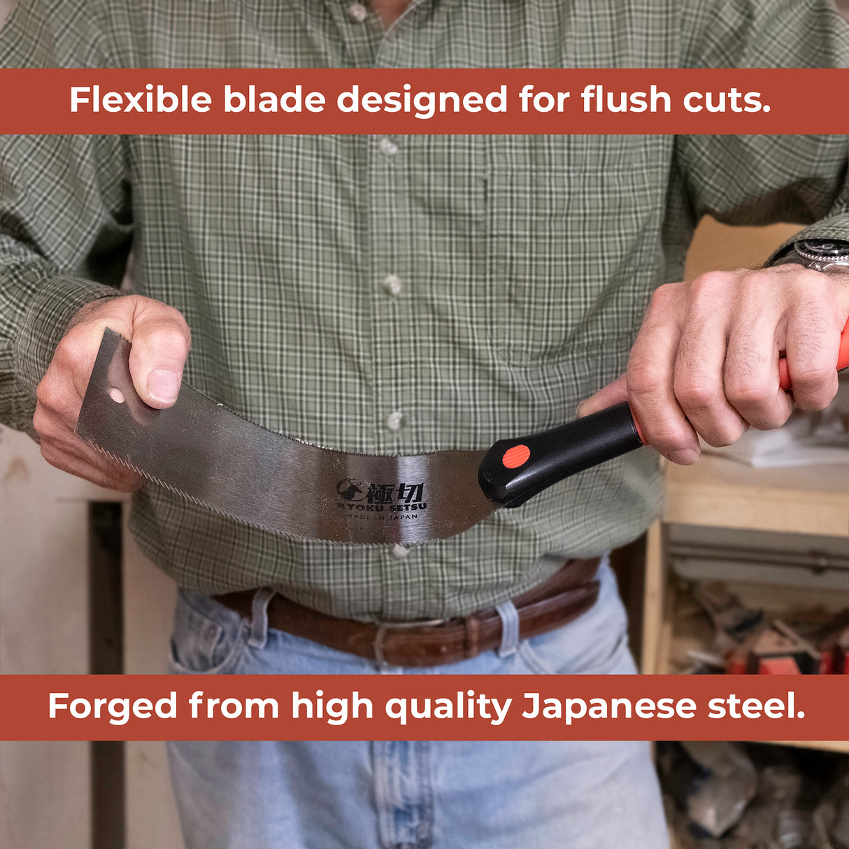 Kyoku Setsu 75003 Japanese Ryoba Double-Edged Pull Cut Saw Additional Image 4