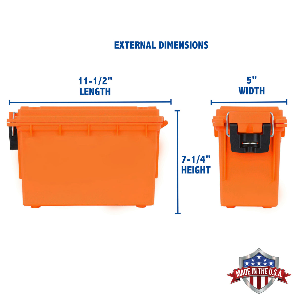 Sheffield 12680 Marine Storage Box – Orange Additional Image 1
