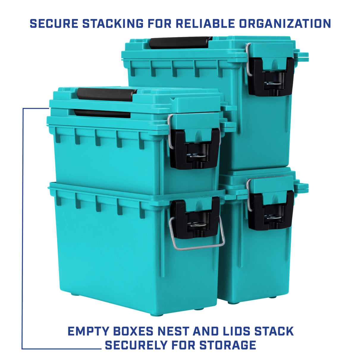 Sheffield 12633 Field Box- Teal, Made in the U.S.A. Additional Image 5