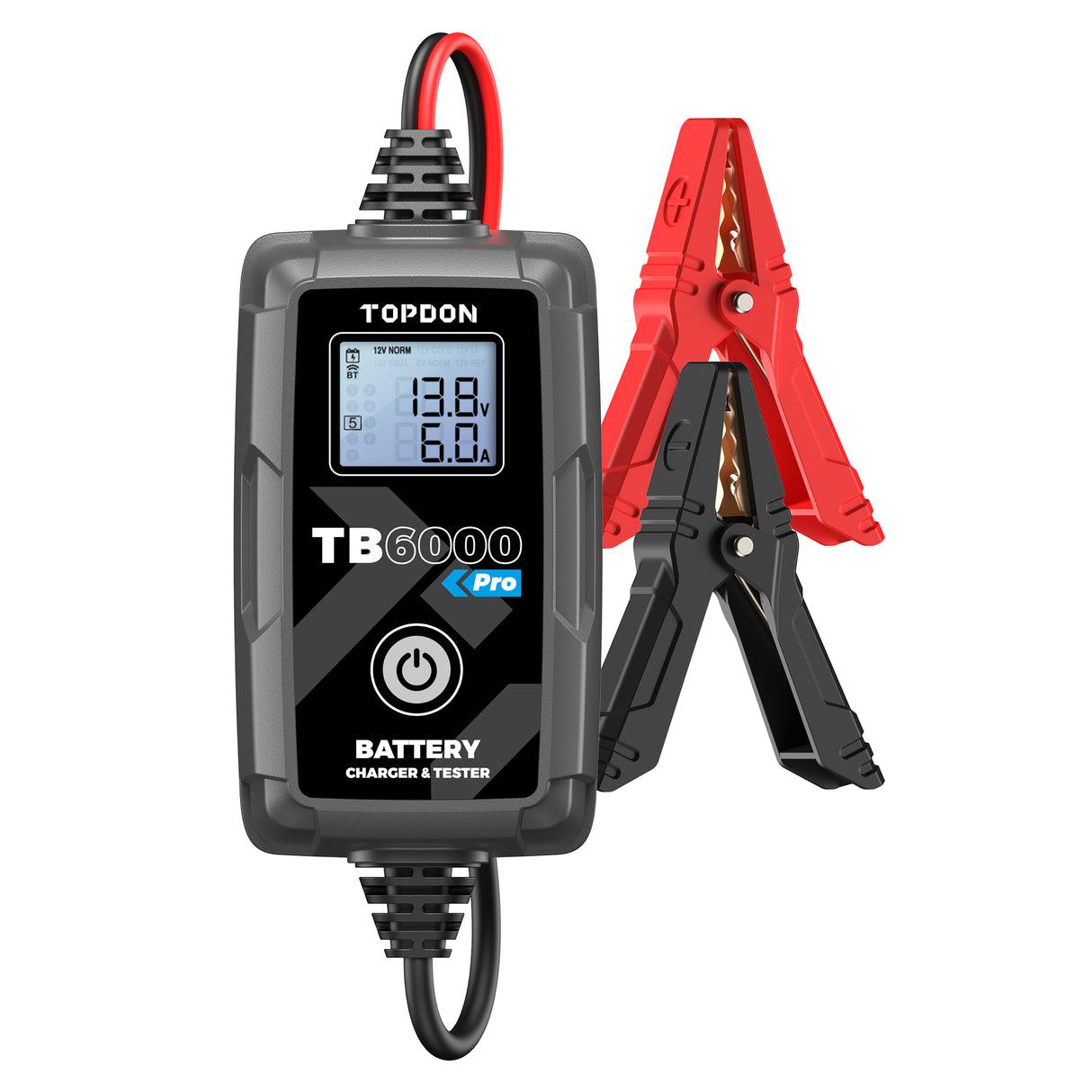 TopDon TB6000Pro 2-in-1 Battery Charger and Tester Additional Image 1