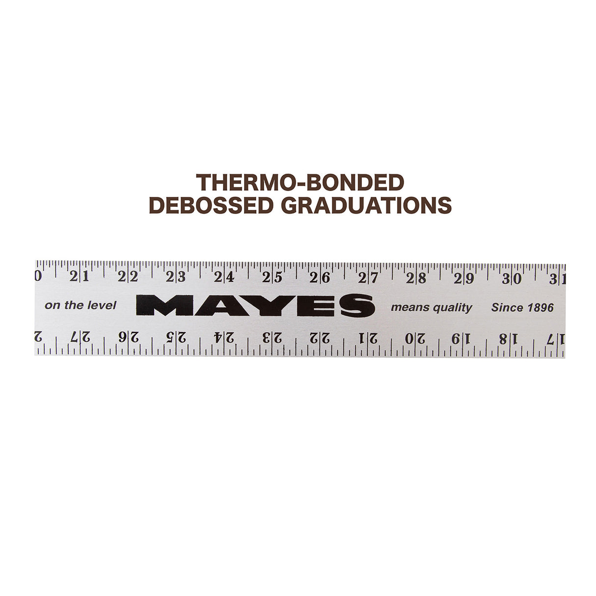 Mayes 10209 Aluminum Straight Edge Ruler (48 x 2 Inch) Additional Image 4