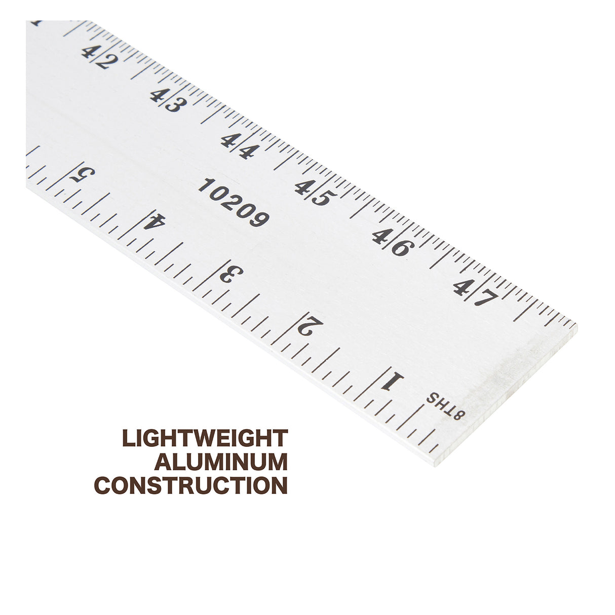 Mayes 10209 Aluminum Straight Edge Ruler (48 x 2 Inch) Additional Image 2