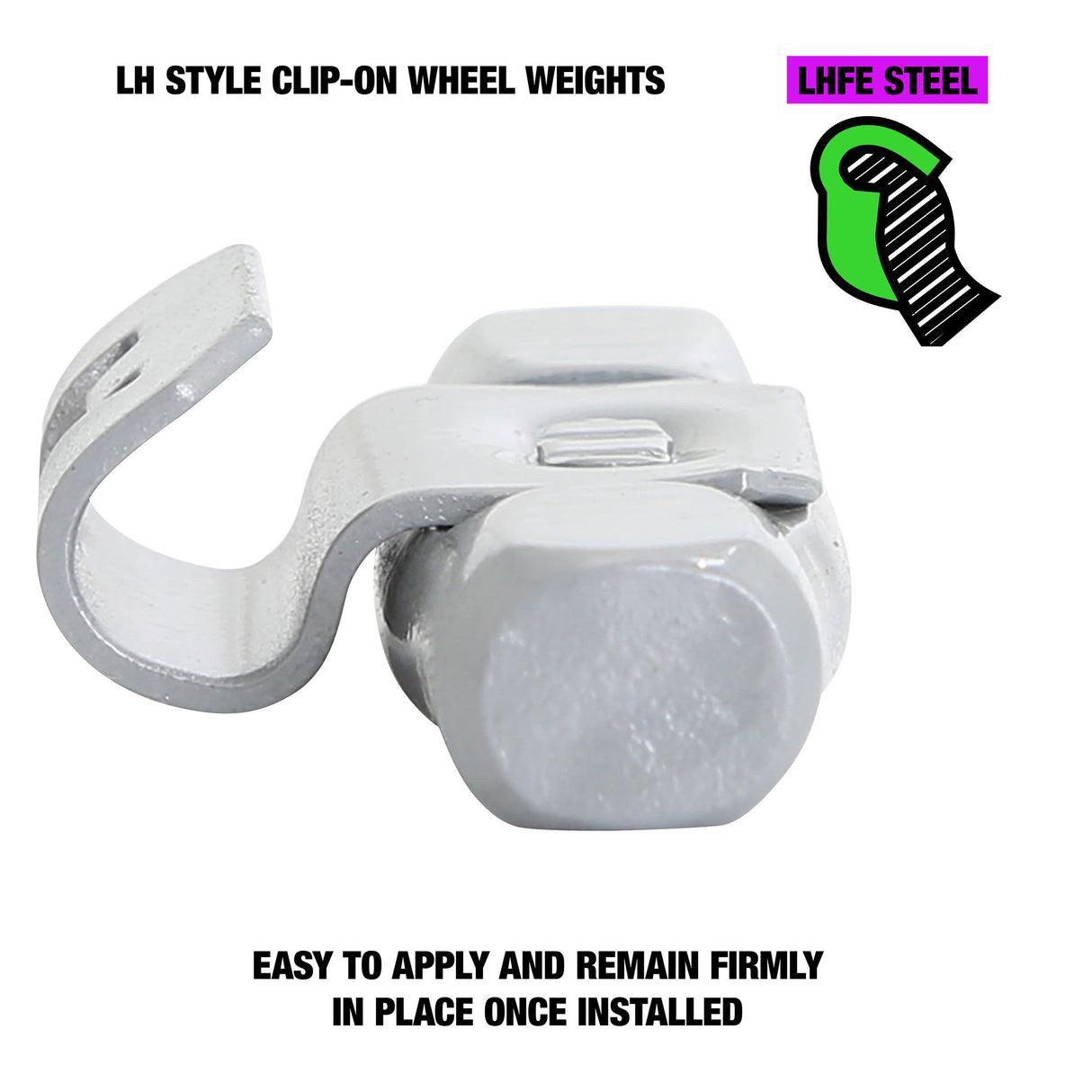 OEMTOOLS 23285 1.00 Oz. LH Style Steel Wheel Weight - 1 Box of 25 Additional Image 2