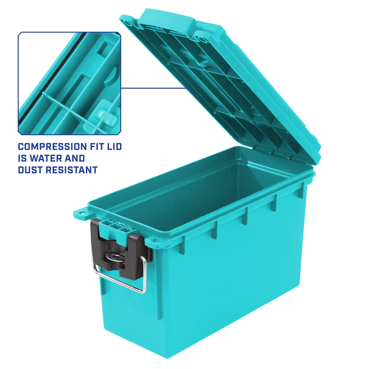 Sheffield 12633 Field Box- Teal, Made in the U.S.A. Additional Image 3
