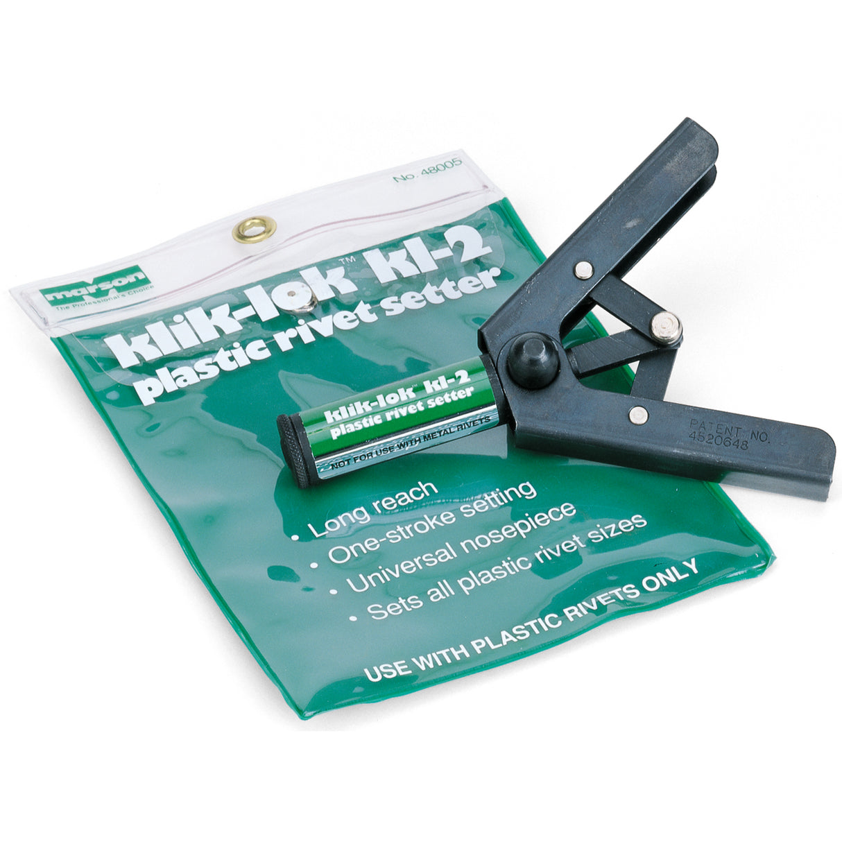 Marson 48005 KLIK-LOK Plastic Rivet Setter Main Image