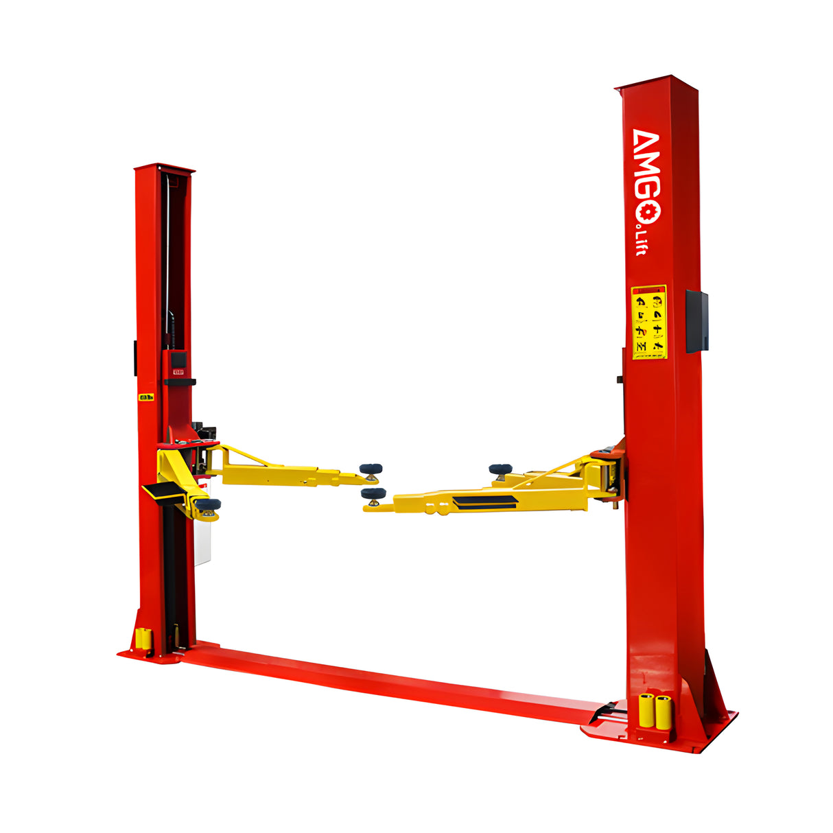 AMGO BP-9X 9,000 Lb. HD 2-Post Baseplate Lift – Low Ceiling Main Image