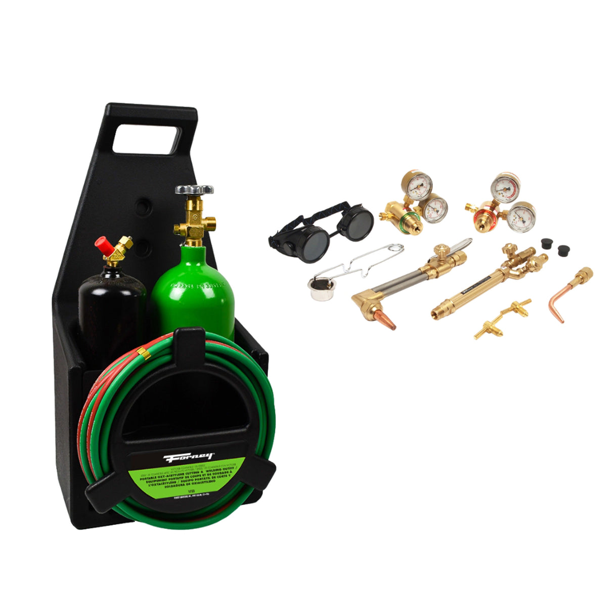 Forney Industries 1753 Tote-a-Torch Portable Tote Kit (Victor Style) Main Image