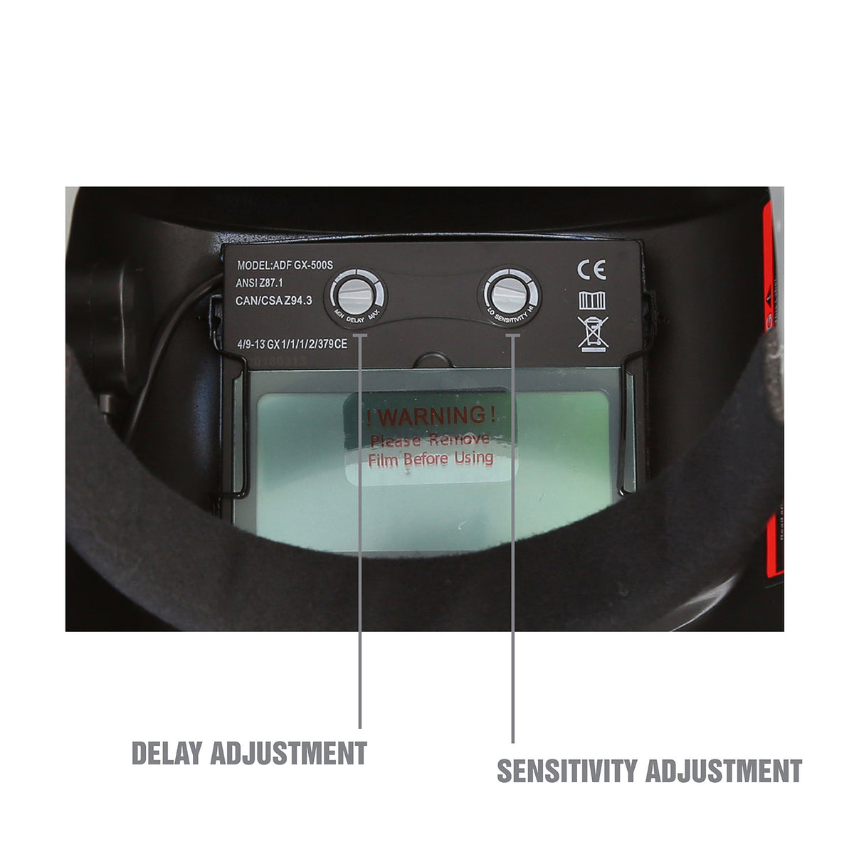 OEMTOOLS 24358 Automatic Darkening Welding Helmet with Grinding Function Additional Image 6