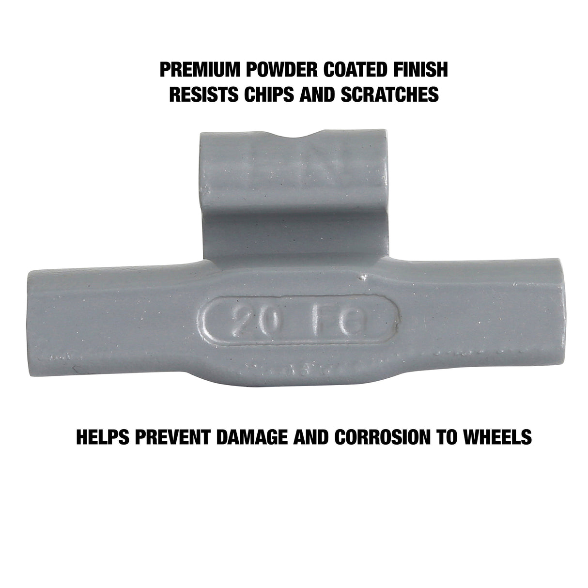 OEMTOOLS 23278 20 gm. EN Style Steel Wheel Weight - 1 Box of 25 Additional Image 3