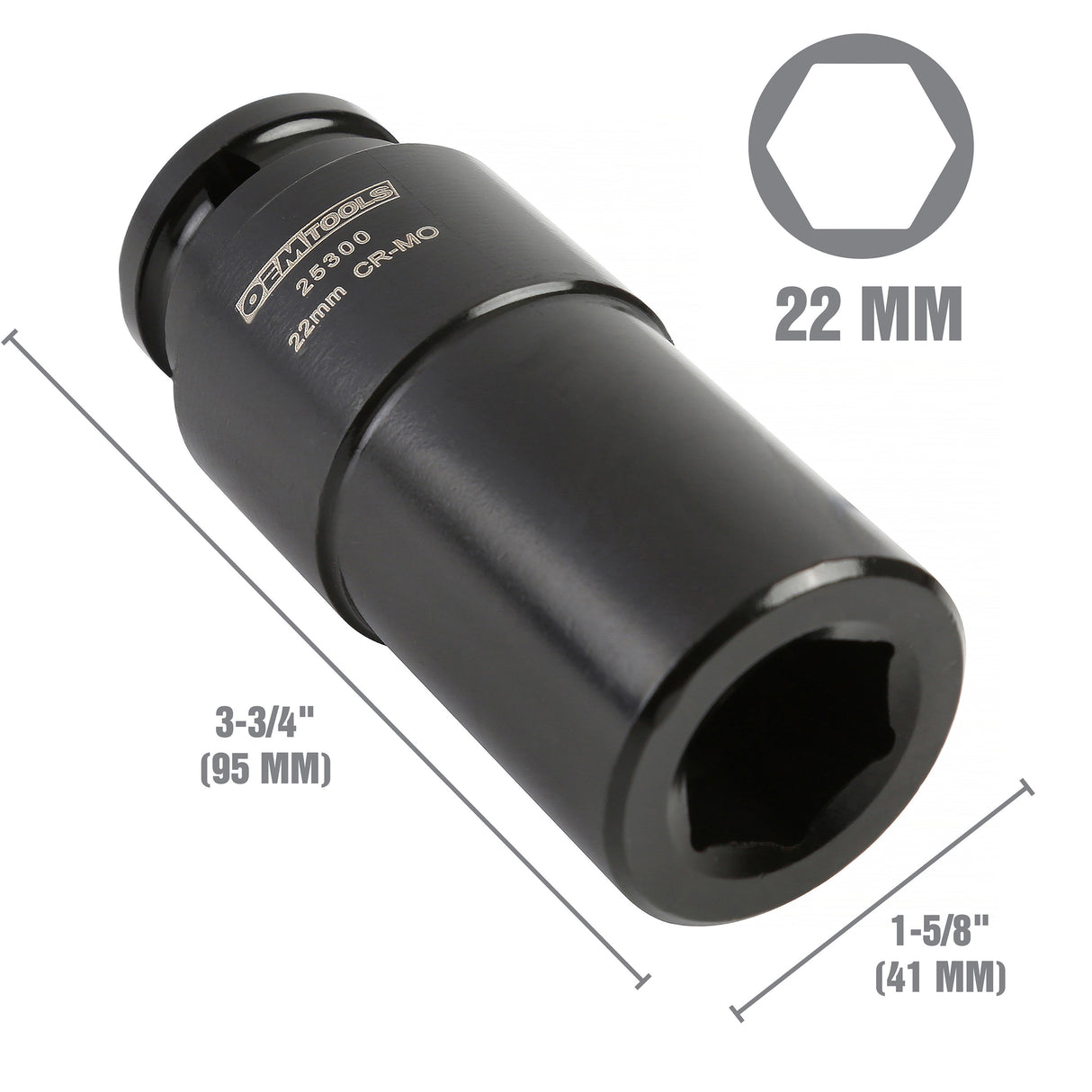 OEMTOOLS 25300 22 mm Crank Bolt Socket Additional Image 1