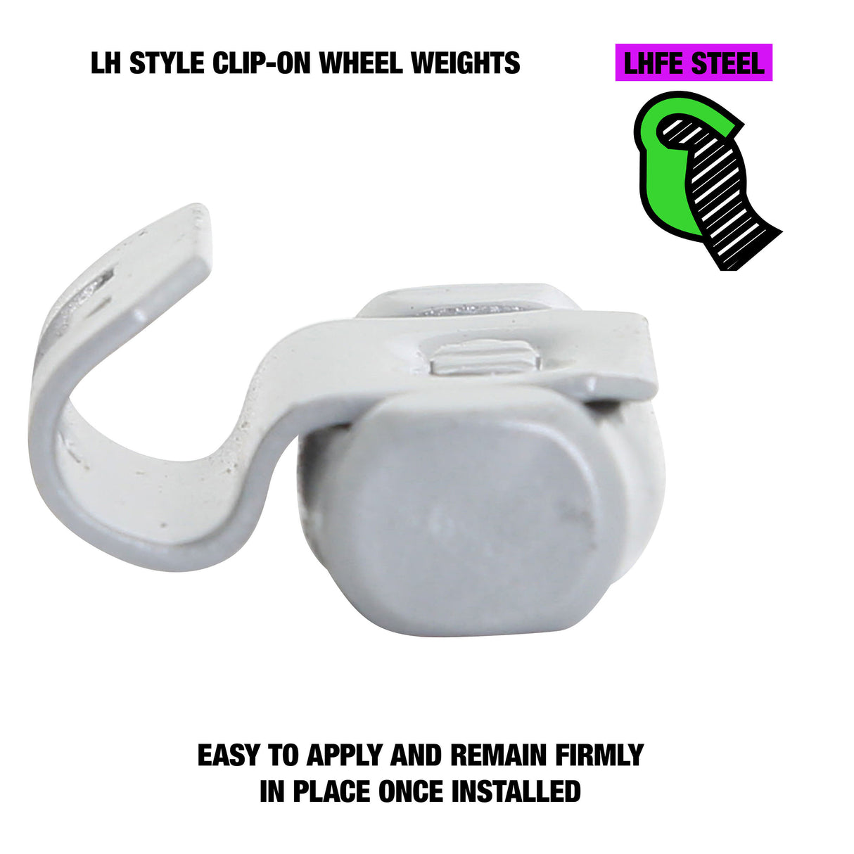 OEMTOOLS 23281 0.75 Oz. LH Style Steel Wheel Weight - 1 Box of 25 Additional Image 2