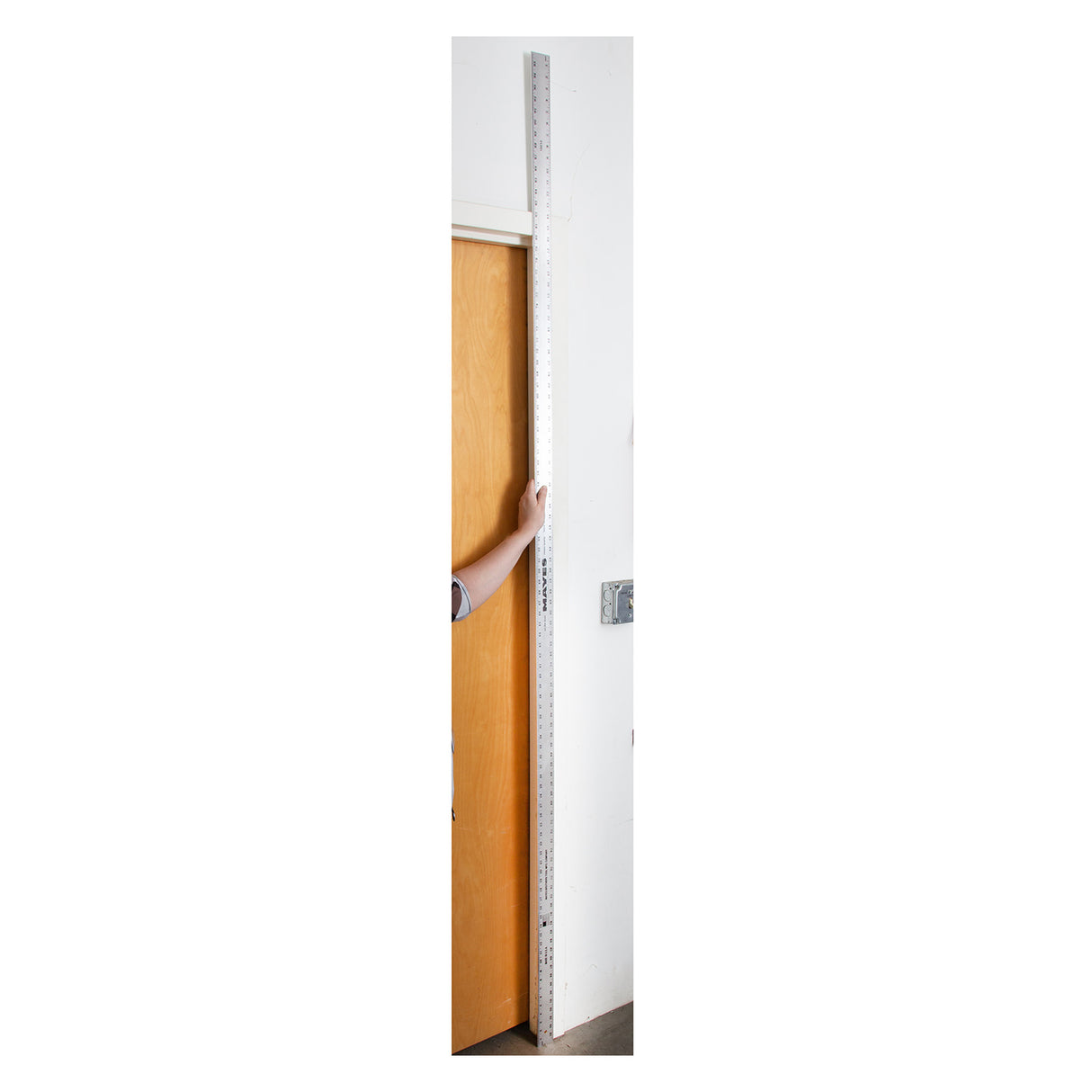 Mayes 10212 Aluminum Straight Edge Ruler (96 x 2 Inch) Additional Image 6