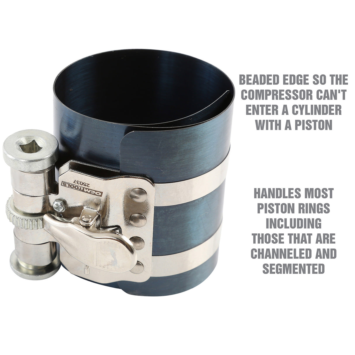 OEMTOOLS 25037 Piston Ring Compressor (2-1/2in. - 5in.) Additional Image 4