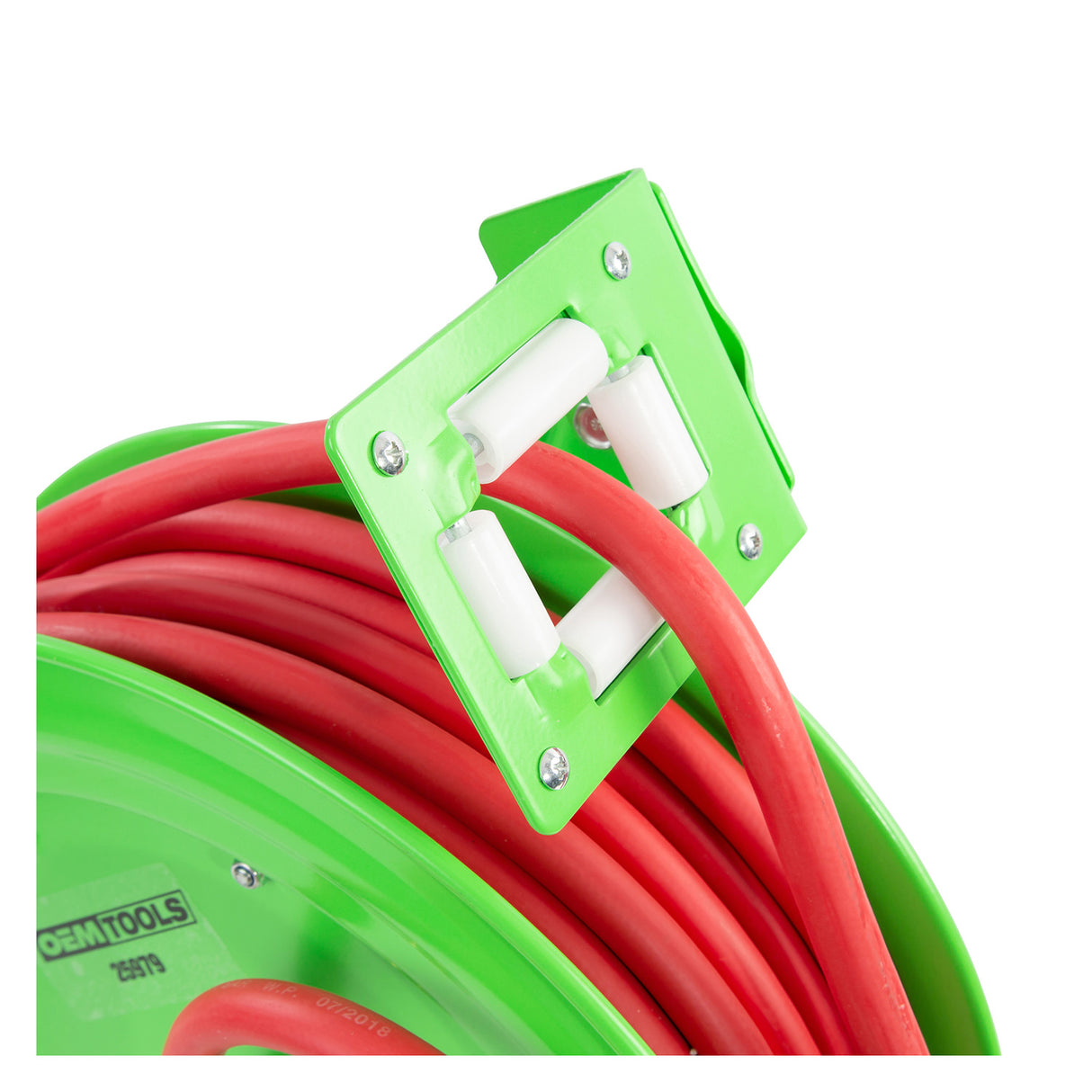 OEMTOOLS 25979 Spring Rewind Air Hose Reel with 3/8in. x 50 Ft. Hose Additional Image 5