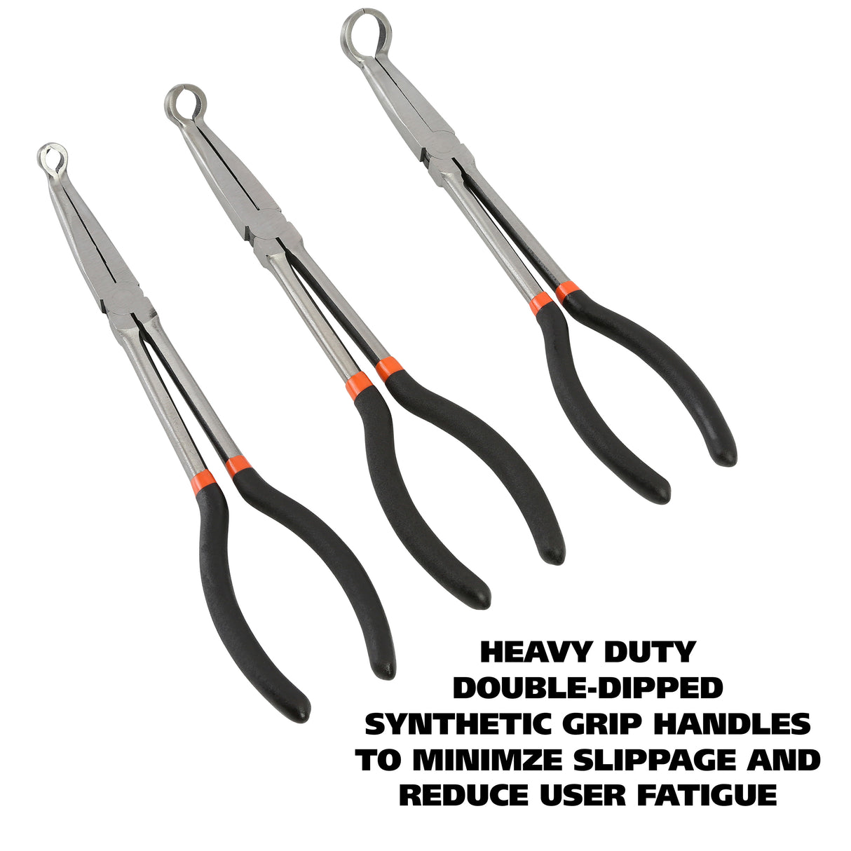 GreatNeck L311L Hose Gripper Pliers 11 Inch (3 Piece Set) Additional Image 3