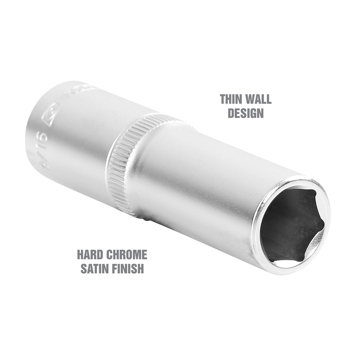 OEMTOOLS 22421 9/16 Inch 1/2 Inch Drive Deep Wall Socket Additional Image 2