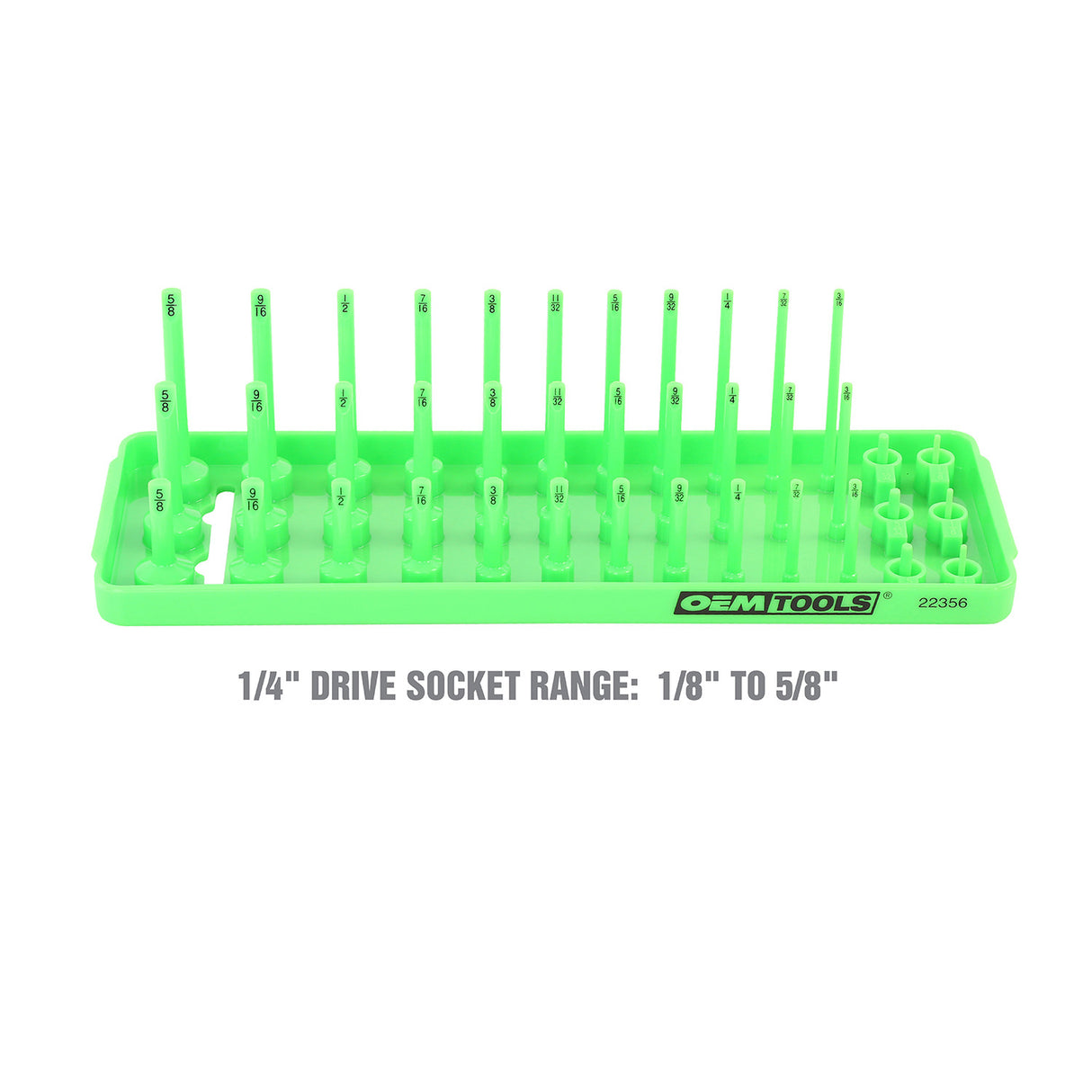 OEMTOOLS 22356 3 Post Socket Tray - 1/4in. Drive (SAE) Additional Image 2