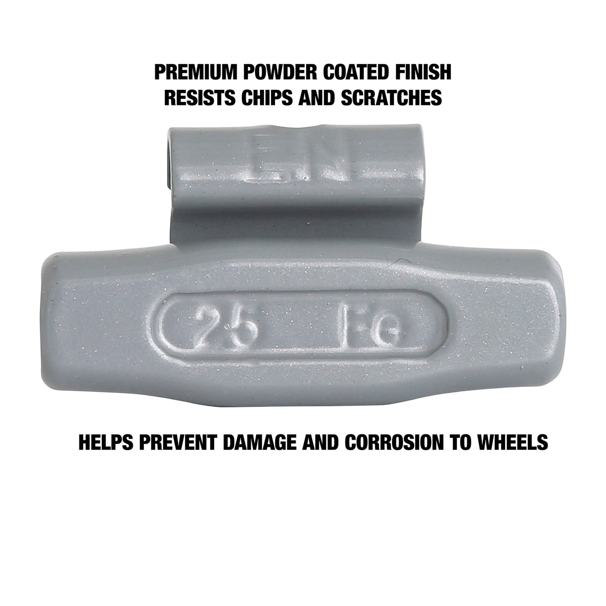 OEMTOOLS 23279 25 gm. EN Style Steel Wheel Weight - 1 Box of 25 Additional Image 3