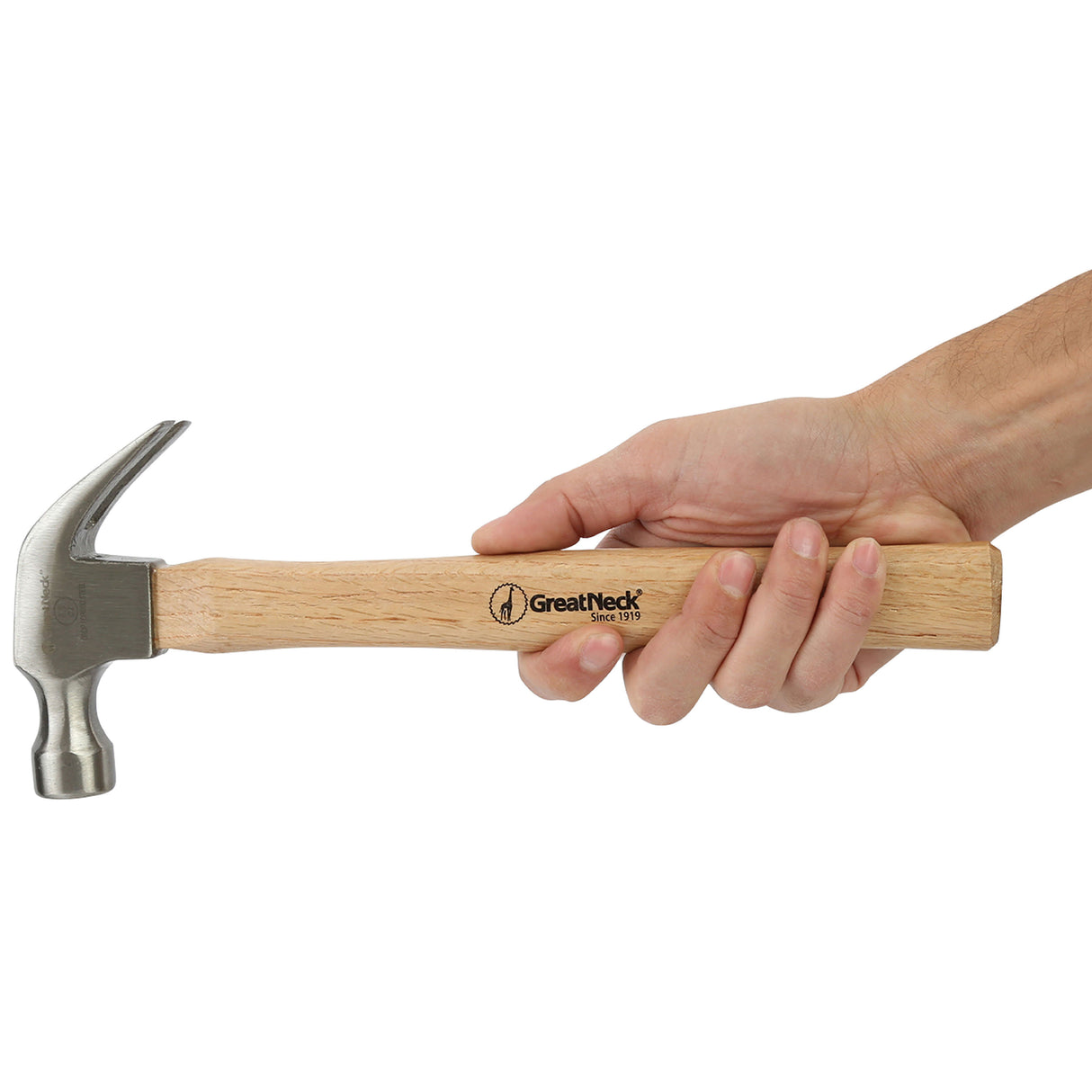 GreatNeck M13C Curved Claw Hammer (13 Oz.) with Hardwood Handle Additional Image 5
