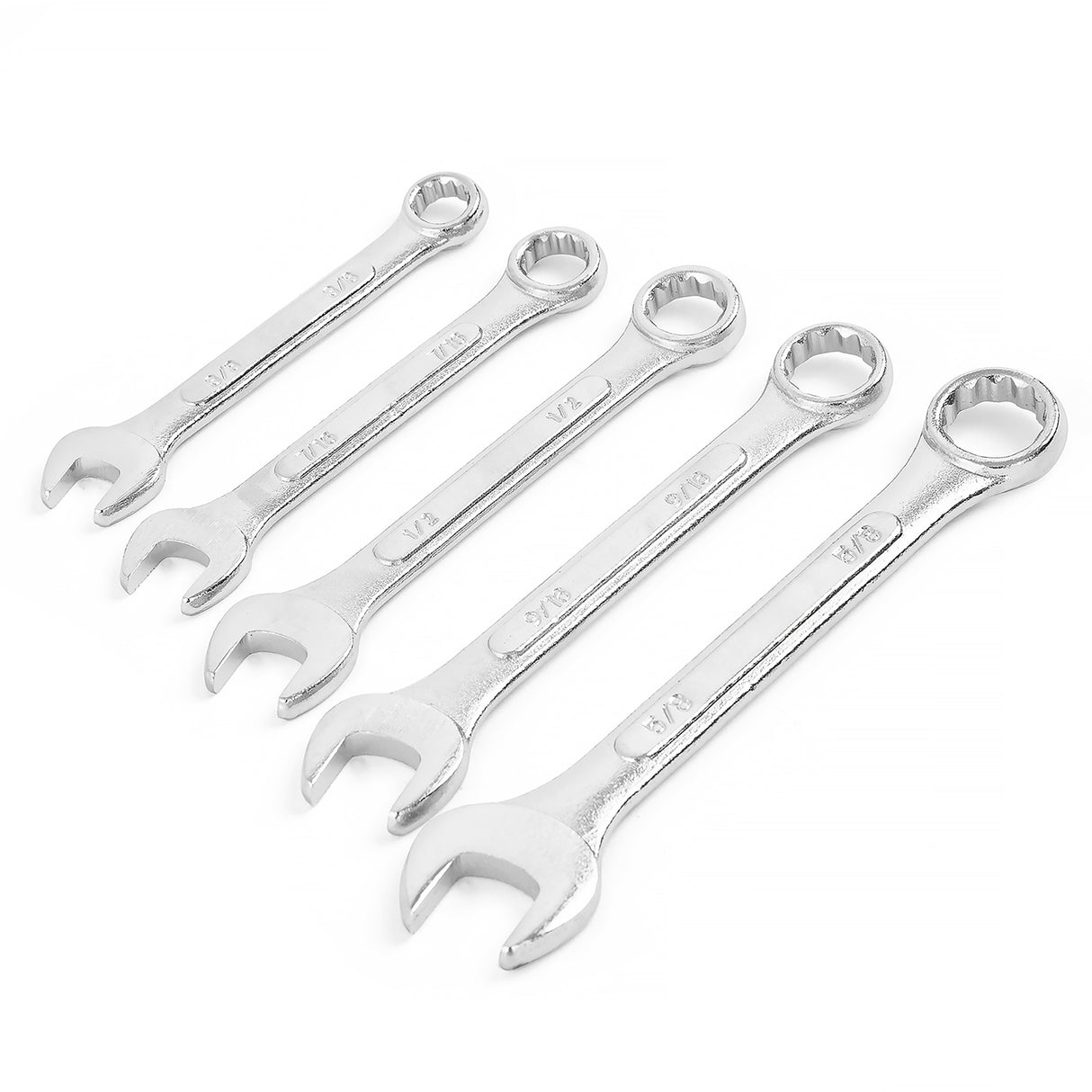 GreatNeck COW5C SAE Combination Wrench Set (5-Piece) Main Image