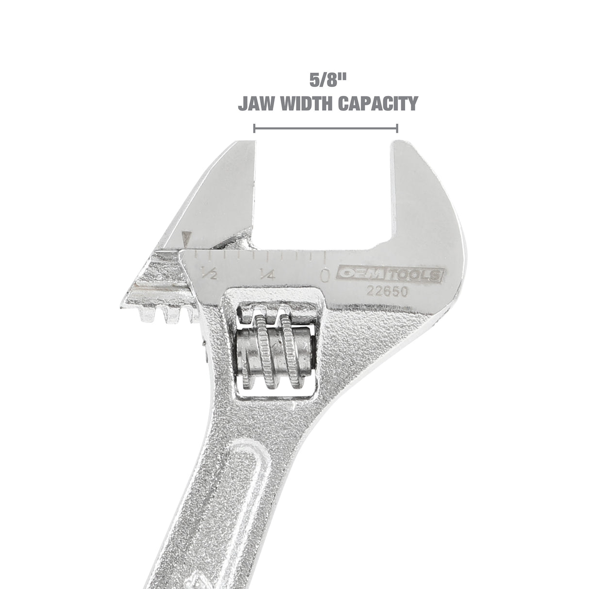 OEMTOOLS 22650 4 Inch Adjustable Wrench Additional Image 2