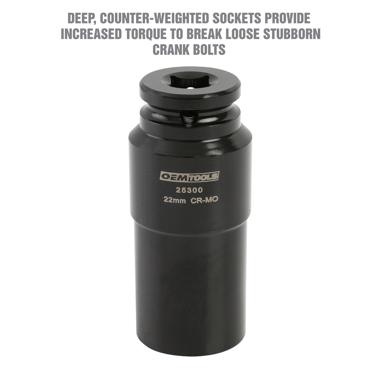 OEMTOOLS 25300 22 mm Crank Bolt Socket Additional Image 2
